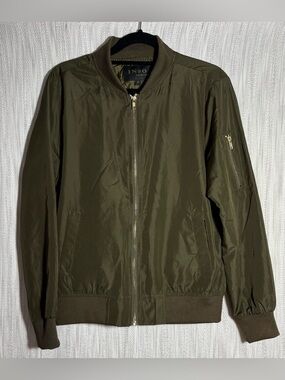 INSO Women's Olive Green Lightweight Bomber Jacket
